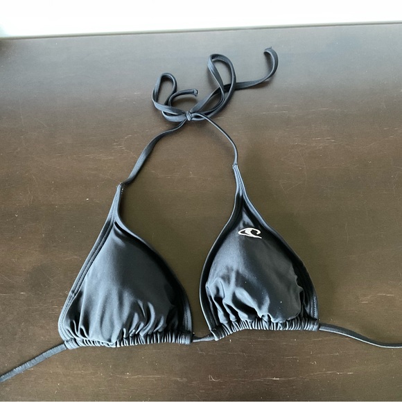 Triangle black bikini top - Picture 1 of 2